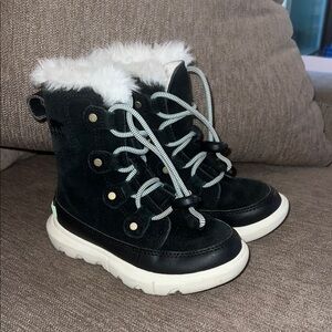 Sorel Kids Black Winter Boots size 10